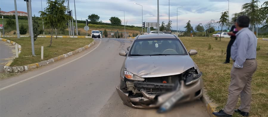 Ferizli'de trafik kazası
