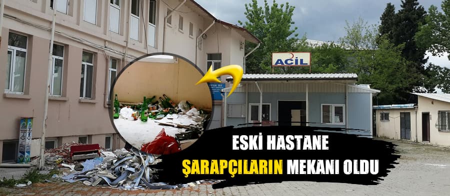 Eski hastane şarapçıların mekânı oldu