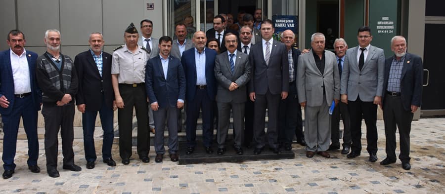 Vali Coş Hendekli muhtarları dinledi