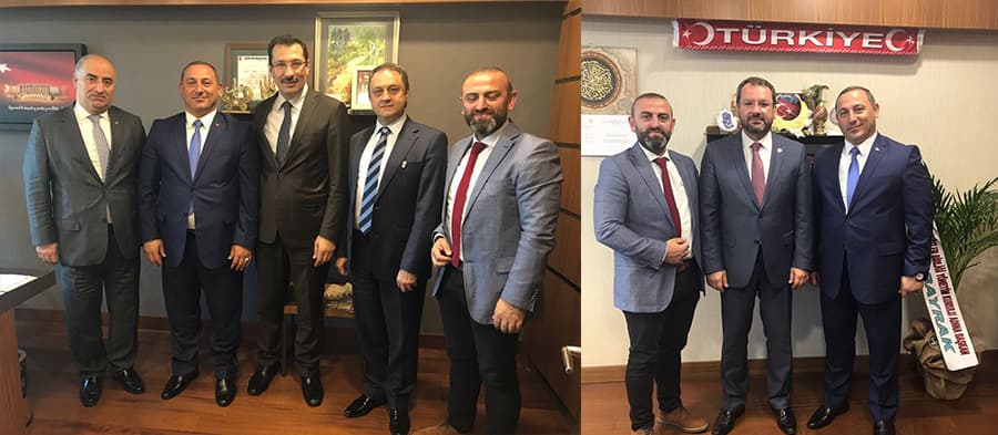 Müteahhitlerden hayırlı olsun ziyareti