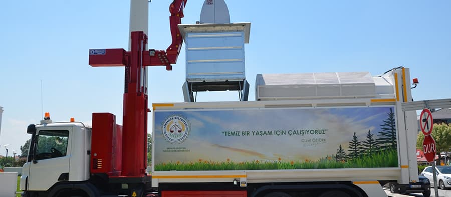 Yeraltı çöpler toplanmaya başladı