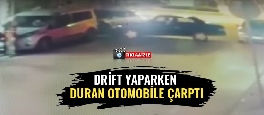 Park Halindeki Otomobile Çarptı