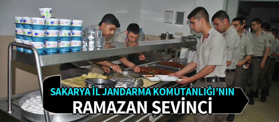 Sakarya Jandarma Komutanlığı'nın ramazan sevinci