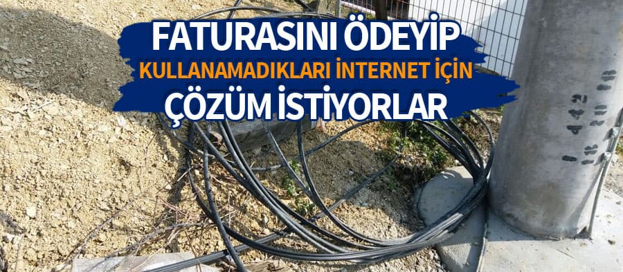 Kullanamadıkları internet için fatura ödüyorlar