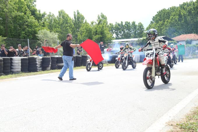 Türkiye Süpermoto Şampiyonası Akyazı'da yapıldı