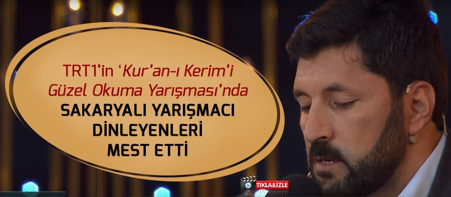 Sakaryalı Sabri Durak,  TRT1'in yarışmasına katıldı