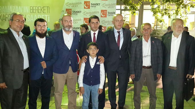 Saadet Partisi Sakarya Teşkilatı o iftarda buluştu