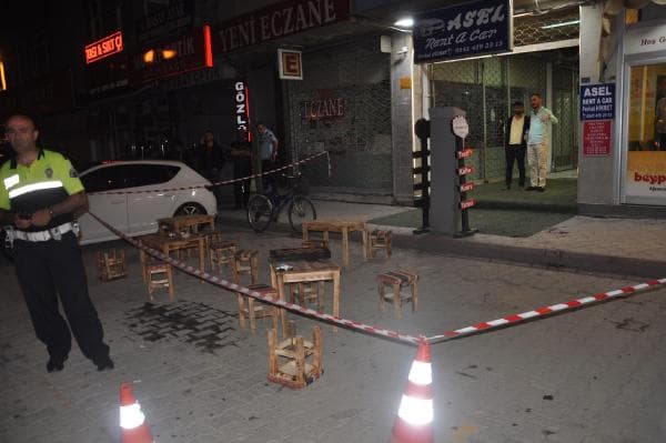 Çay ocağında silahlı kavga!