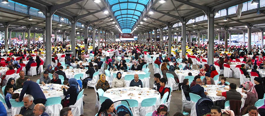 İftar sofraları Sapanca'da kurulacak