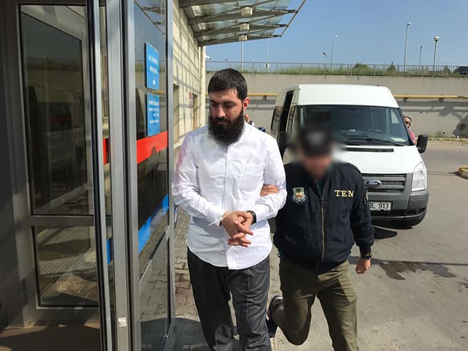 Ebu Hanzala hakim karşısında