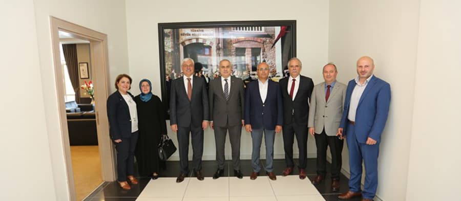 AK Parti Adapazarı ilçe Başkanı'ndan SATSO'ya ziyaret