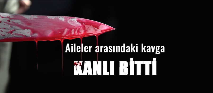 Aileler arası kavga kanlı bitti 