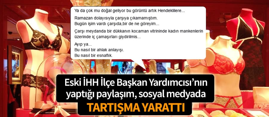 Yaptığı paylaşım sosyal medyada tartışmaya neden oldu