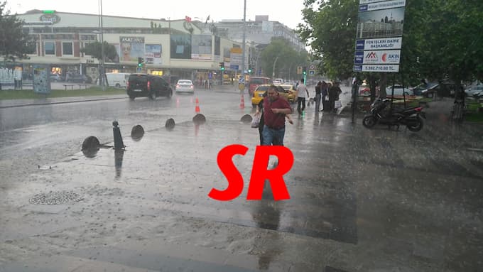 Sakaryalılar yağmura hazırlıksız yakalandı