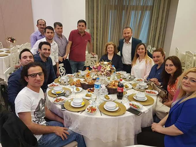 Hastane sekreterleri iftarda bir araya geldi