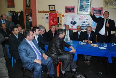 MHP&#8217;nin Dağdibi Toplantısında İzdiham Yaşandı