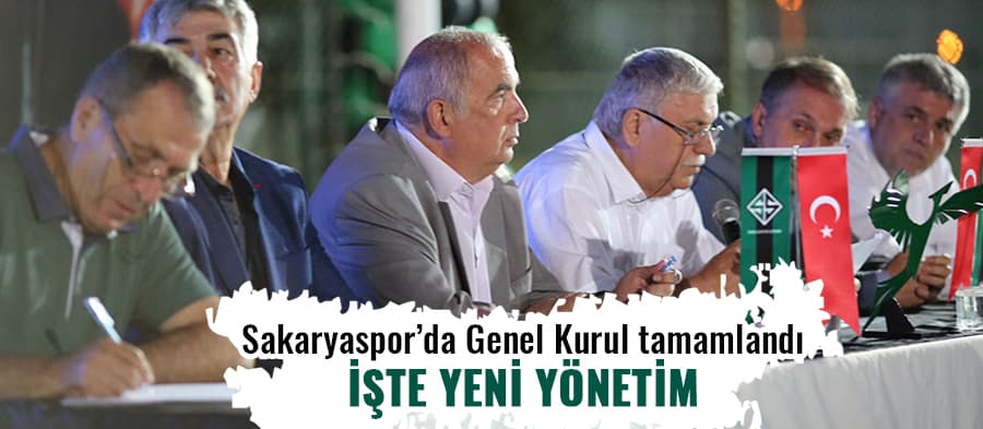 Sakaryaspor'da olağanüstü genel kurul tamamlandı