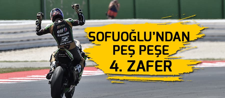 Sofuoğlu'ndan peş peşe 4. zafer