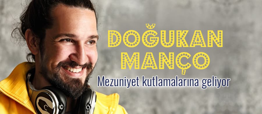 Doğukan Manço SAÜ'nün mezuniyetine gelecek 