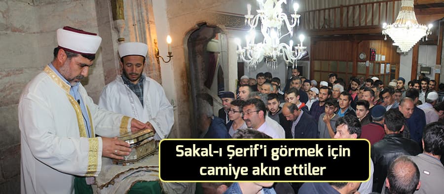 Taraklı'da Sakal-ı Şerif ziyarete açıldı