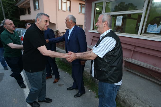 Kafkas coşkusunda buluştular