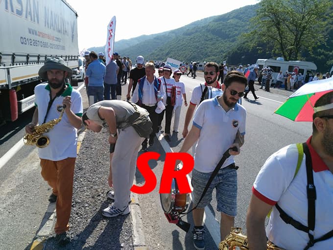 Kortej yürüyüşünde Sakarya'ya giriş yapıldı