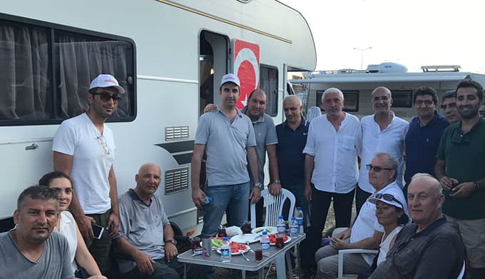 Kortej yürüyüşünde Sakarya'ya giriş yapıldı