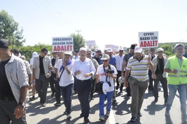 Yürüyüşün 17. günü Akyazı'dan başladı