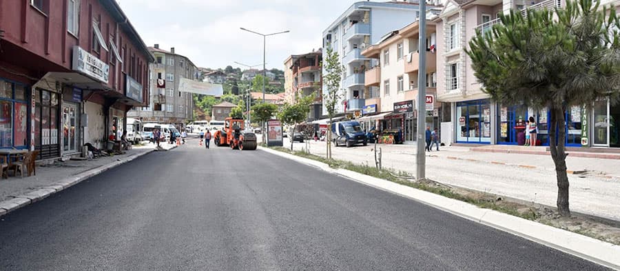 Karasu Vatan Caddesi yeni yüzüne kavuşuyor