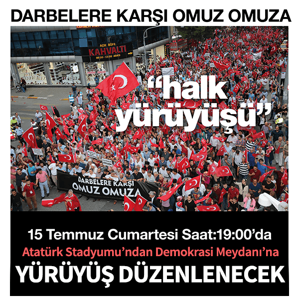 Milli İrade için yürüyüş düzenlenecek