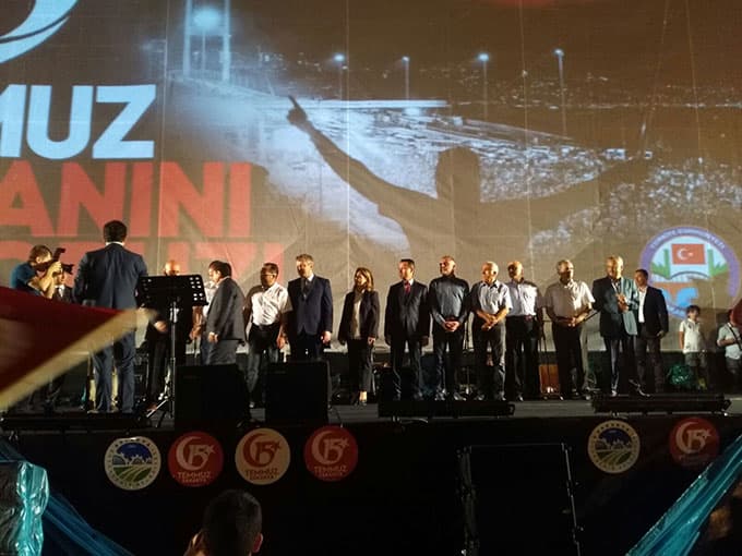 15 Temmuz etkinliklerinde dördüncü gece