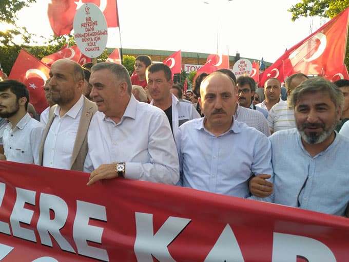 Sakarya, 15 Temmuz şehitleri için yürüdü
