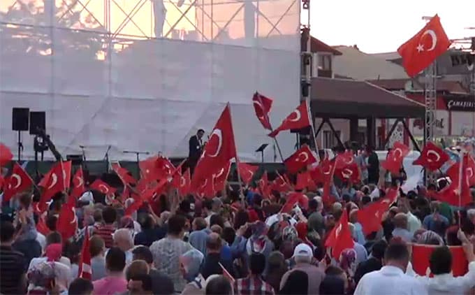 Sakarya, 15 Temmuz şehitleri için yürüdü