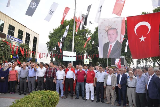 Hendek'te yürüyüş düzenlendi