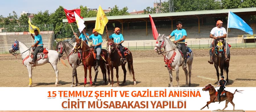 Şehit ve gaziler cirit müsabakası düzenlendi
