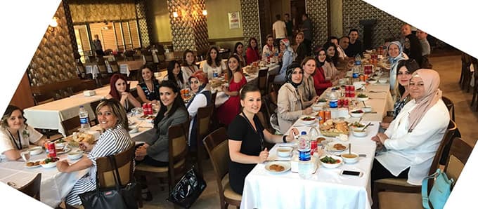 Eğitim ve gezi için İstanbul'a gittiler
