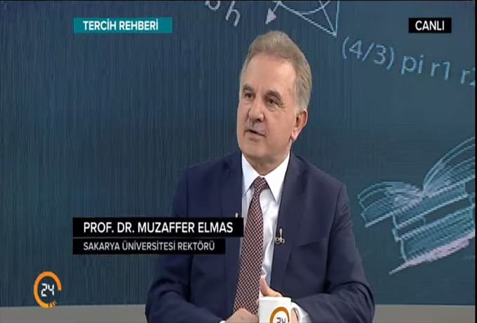 Rektör Elmas, Tercih Rehberi programına katıldı
