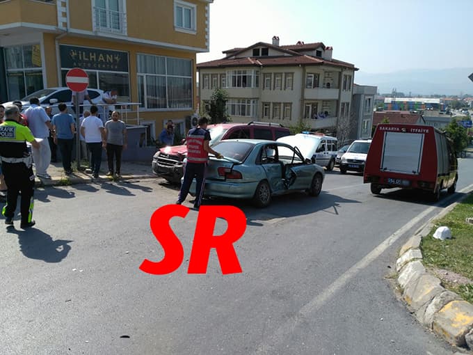 Erenler'de korkutan kaza