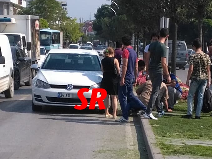 O caddede bir trafik kazası daha