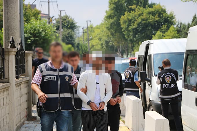 ŞAFAK54'de yakalanan 41 kişi adliyeye sevk edildi