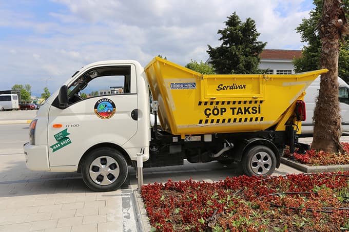 Çöp taksiler, Serdivan'da hizmet vermeye başladı