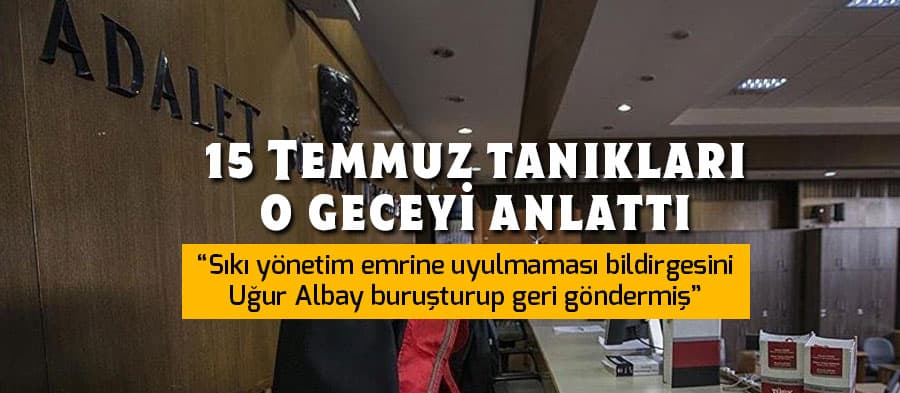 FETÖ davası devam ediyor