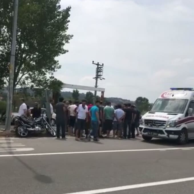 Ferizli'de feci kaza