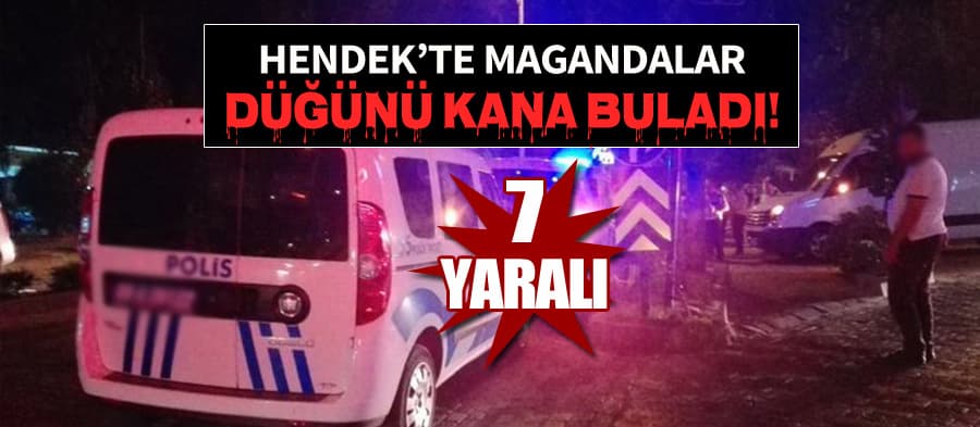 Düğün konvoyunda ateş açıldı, 7 kişi yaralandı