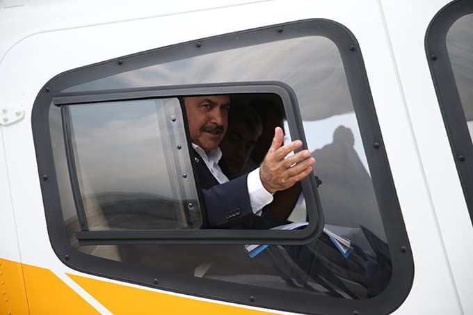 Bakan Eroğlu, Melen Barajı için Sakarya'ya geldi