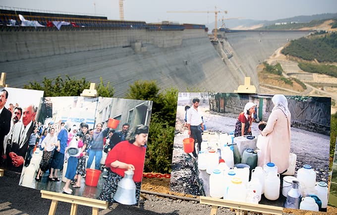 Bakan Eroğlu, Melen Barajı için Sakarya'ya geldi