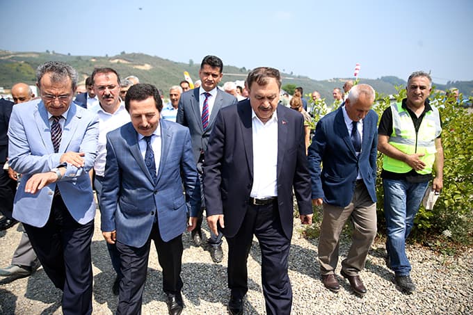 Bakan Eroğlu, Melen Barajı için Sakarya'ya geldi
