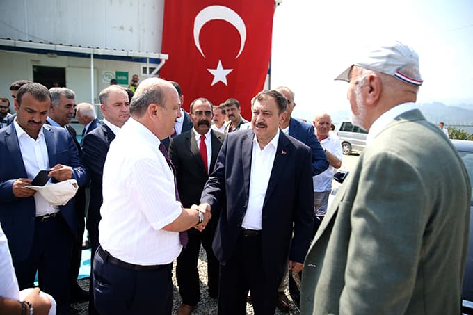 Bakan Eroğlu, Melen Barajı için Sakarya'ya geldi