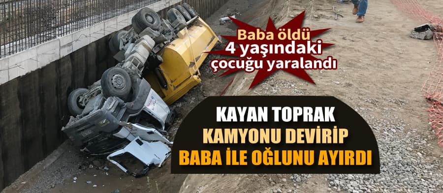 Baba ile oğlunu kaza ayırdı