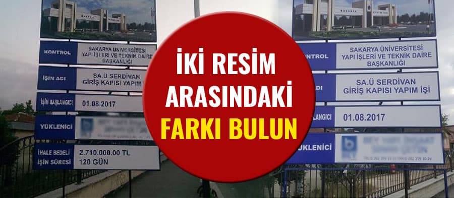 SAÜ'ye 2 milyon 710 bin liralık yeni giriş kapısı